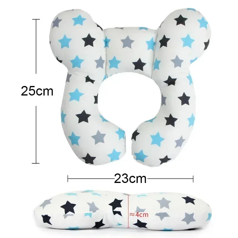Baby Travel Pillow for Head and Neck, Upgraded Baby Support Pillow, Baby Neck Pillows for Car Seat,Pushchair,Travel