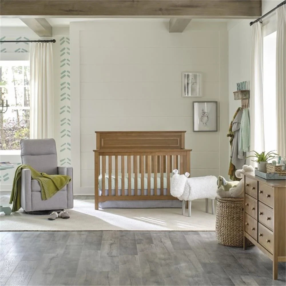 Autumn 4-In-1 Convertible Crib Chestnut