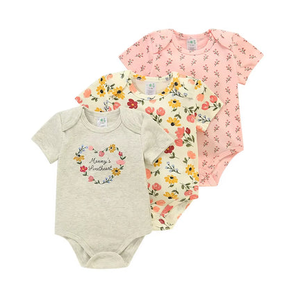 Ultra-Soft 100% Cotton Baby in 12 Vibrant Colors: Perfect for Playtime & Sleep Infant Rompers