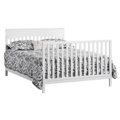 Harper 4-In-1 Convertible Crib, Snow White, GREENGUARD Gold Certified, Wooden Crib