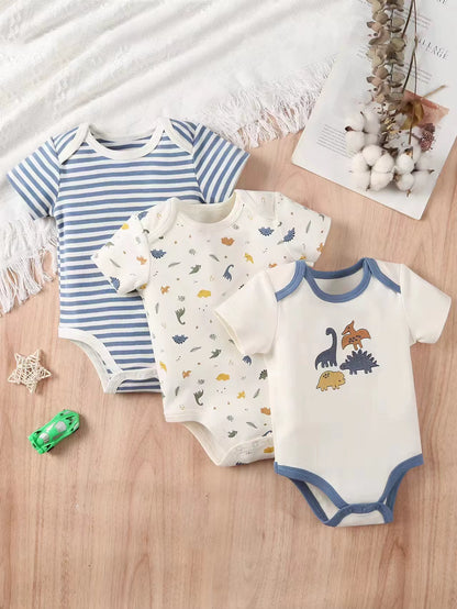 Ultra-Soft 100% Cotton Baby in 12 Vibrant Colors: Perfect for Playtime & Sleep Infant Rompers