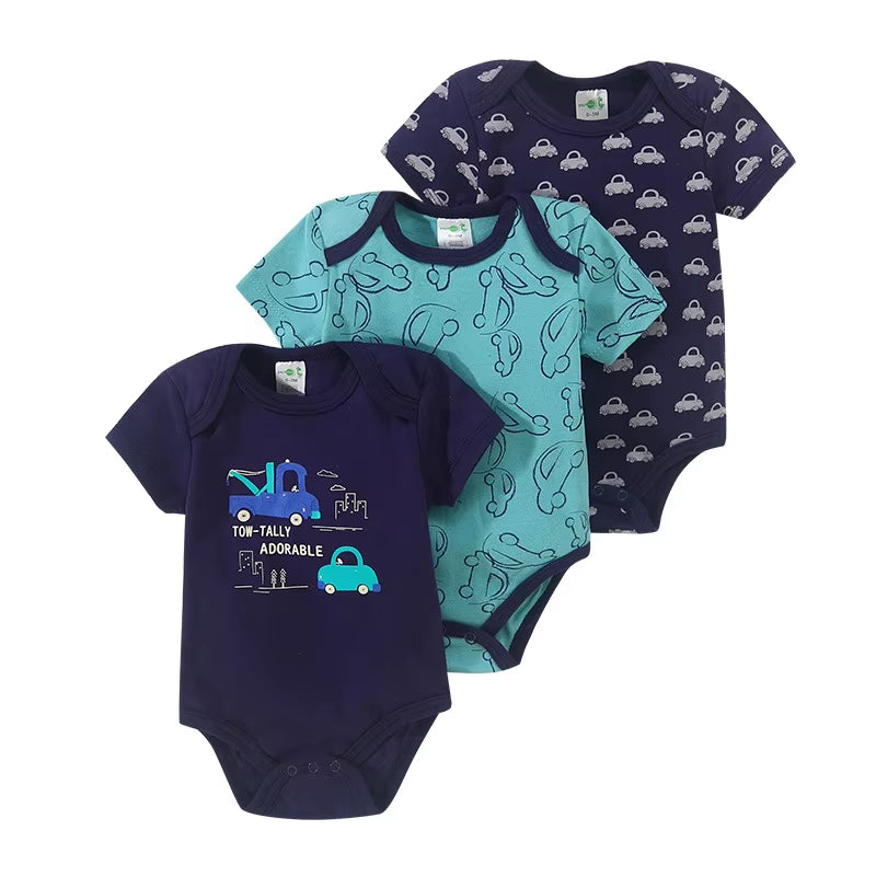 Ultra-Soft 100% Cotton Baby in 12 Vibrant Colors: Perfect for Playtime & Sleep Infant Rompers