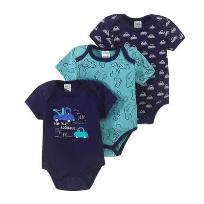 Ultra-Soft 100% Cotton Baby in 12 Vibrant Colors: Perfect for Playtime & Sleep Infant Rompers