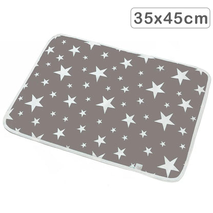 35X45Cm Baby Reusable Mattress Waterproof Diapering Changing Pads Cotton Washable Newborn Mattress Baby Changing Mat