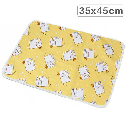 35X45Cm Baby Reusable Mattress Waterproof Diapering Changing Pads Cotton Washable Newborn Mattress Baby Changing Mat