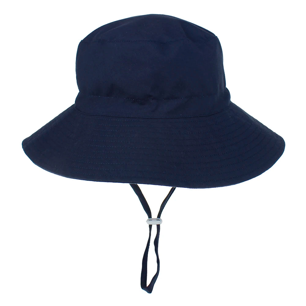Summer Baby Sun Cap Baby Sun Hat for Girls and Boys Outdoor Neck Ear Cover anti UV Kids Beach Caps Bucket Cap 0-8 Years