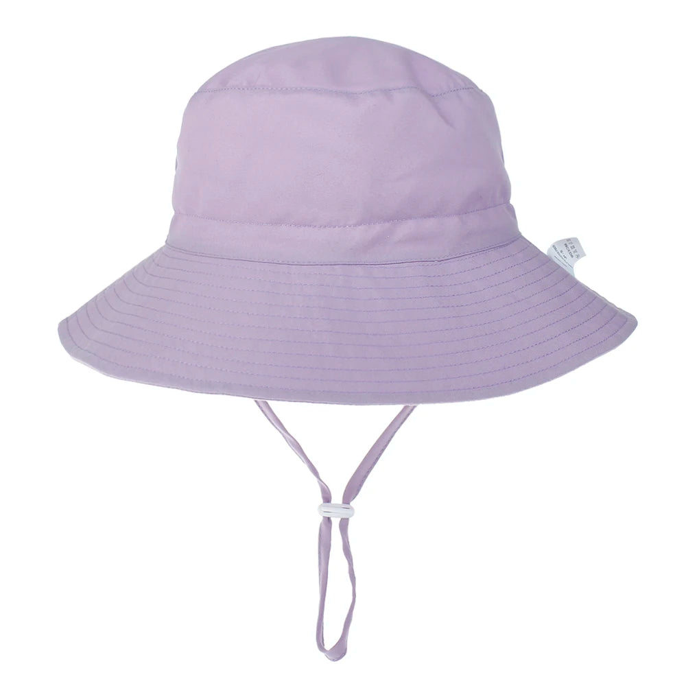 Summer Baby Sun Cap Baby Sun Hat for Girls and Boys Outdoor Neck Ear Cover anti UV Kids Beach Caps Bucket Cap 0-8 Years