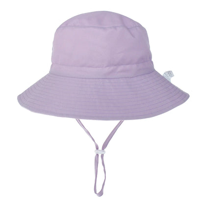 Summer Baby Sun Cap Baby Sun Hat for Girls and Boys Outdoor Neck Ear Cover anti UV Kids Beach Caps Bucket Cap 0-8 Years
