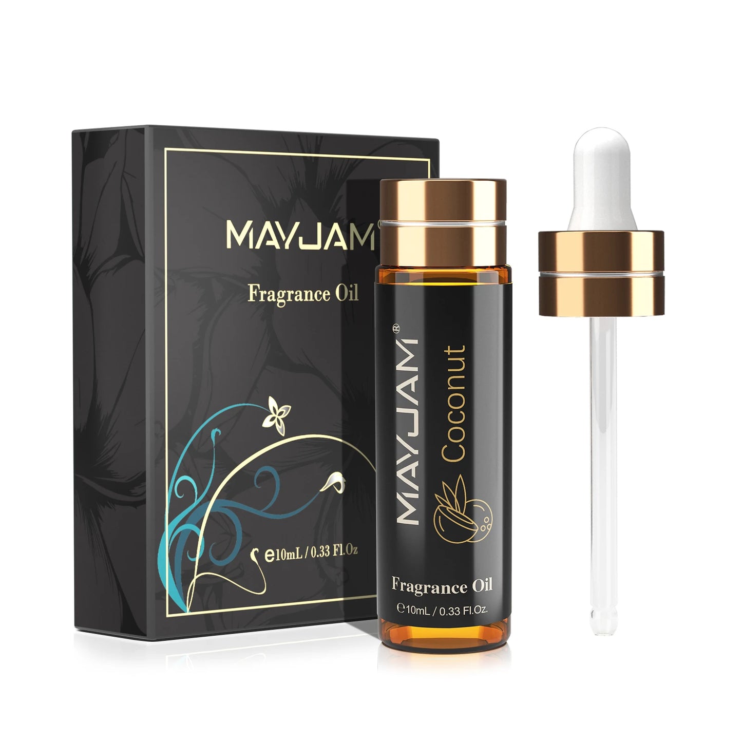10ML Fragrance Oil with Dropper Strawberry Coconut Cherry Orange Blossom Aroma Oil for Women and Men'S - One Unit