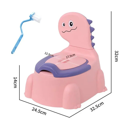 Baby Potty Cartoon Dinosaur Boy Girl Beginner Potty Baby Toddler Thickening Urinal Splash Proof Children Urinal Toilet Supplies