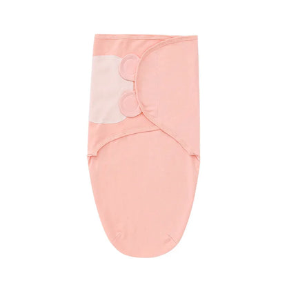Muslin Newborn Sleeping Bag Hat Set Cotton Baby Swaddle Blanket Wrap Adjustable New Born Sleep Sack Infant Sleepwear 0-6M