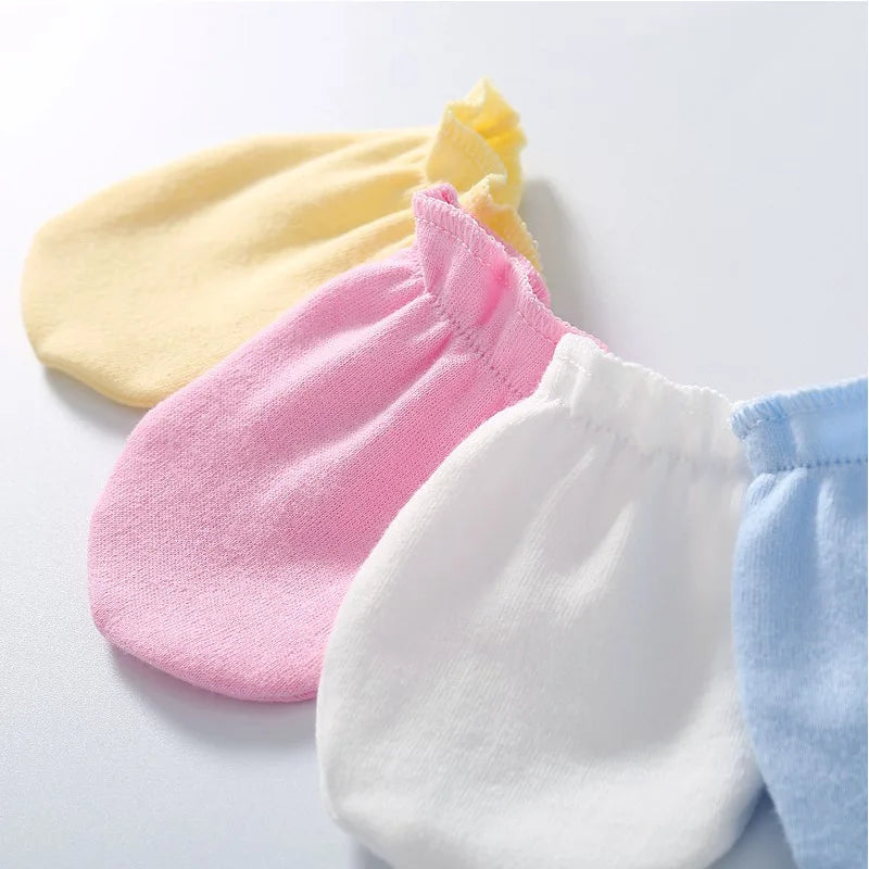 Baby Set Newborn Baby Boy Girl Clothing 100% Cotton Long Sleeved Solid Color Rompers Hat Bib Suit 0-3 Months Infant Products