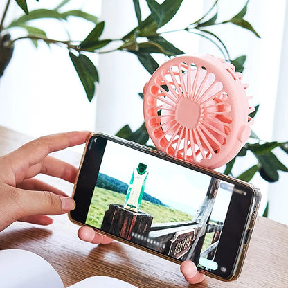 Fan for Cart Stroller Fans Portable Outdoor Fan Clip on for Baby 600Mah USB Rechargeable Handheld Electric Fan for Home 3 Speeds