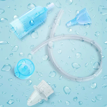 Nasal Aspirator Soft Tip Safe Sucker Newborn Baby Vacuum Suction Sick Toddlers Practical Infant Absorption Nose Cleaner Snot
