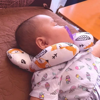 Baby Travel Pillow for Head and Neck, Upgraded Baby Support Pillow, Baby Neck Pillows for Car Seat,Pushchair,Travel