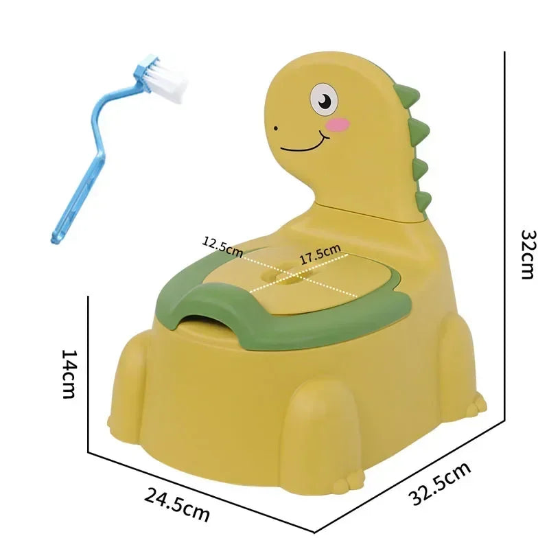 Baby Potty Cartoon Dinosaur Boy Girl Beginner Potty Baby Toddler Thickening Urinal Splash Proof Children Urinal Toilet Supplies