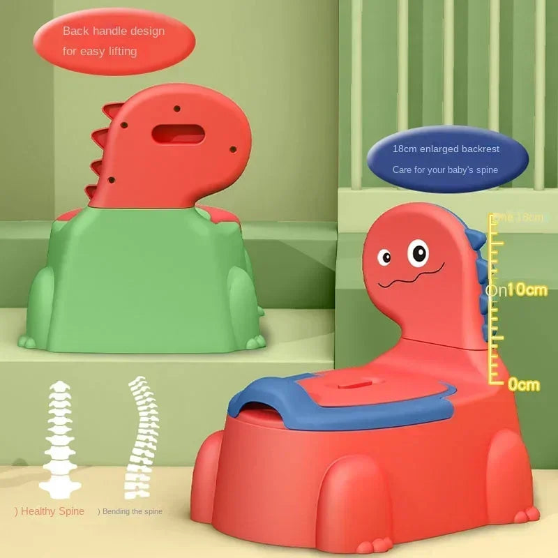 Baby Potty Cartoon Dinosaur Boy Girl Beginner Potty Baby Toddler Thickening Urinal Splash Proof Children Urinal Toilet Supplies