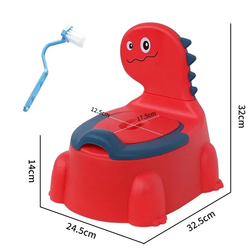 Baby Potty Cartoon Dinosaur Boy Girl Beginner Potty Baby Toddler Thickening Urinal Splash Proof Children Urinal Toilet Supplies