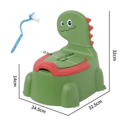 Baby Potty Cartoon Dinosaur Boy Girl Beginner Potty Baby Toddler Thickening Urinal Splash Proof Children Urinal Toilet Supplies