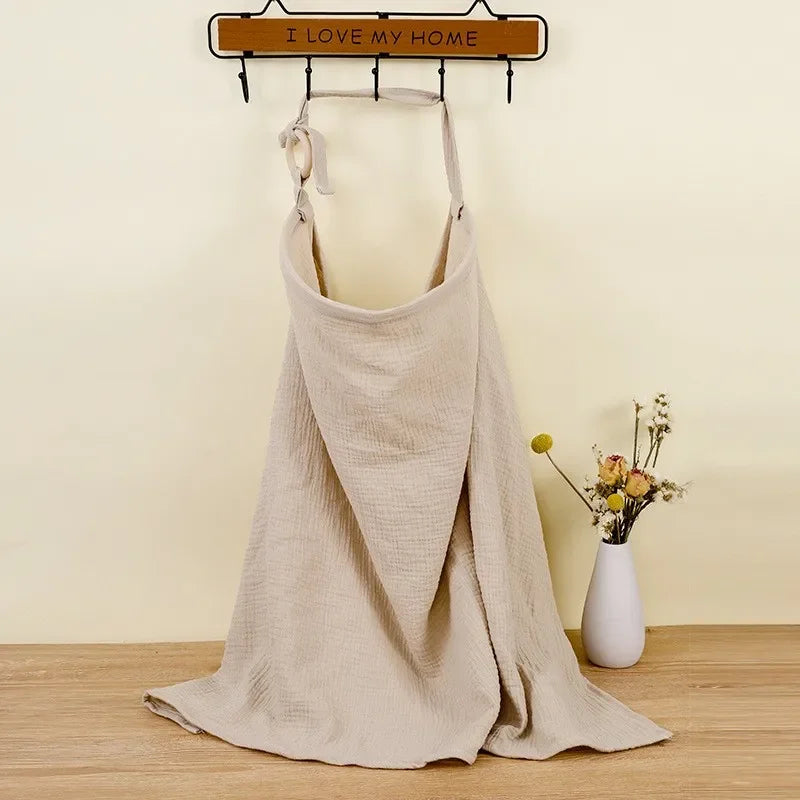 Mother Outing Breastfeeding Cover Cotton Baby Feeding Nursing Covers Adjustable Privacy Breastfeeding Apron Stroller Blanket