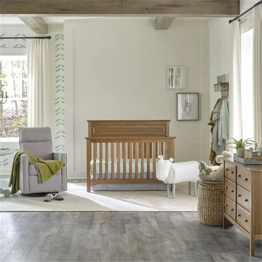 Autumn 4-In-1 Convertible Crib Chestnut