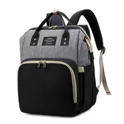 Mommy Bag Lightweight Portable Folding Crib Bed Large-Capacity Travel Maternity Bags Baby Backpack Female Mommy Outting Bag Gift